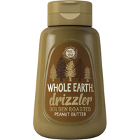 WHOLE EARTH DRIZZLER GOLDEN ROASTED SUPER SMOOTH PEANUT BUTTER 320G