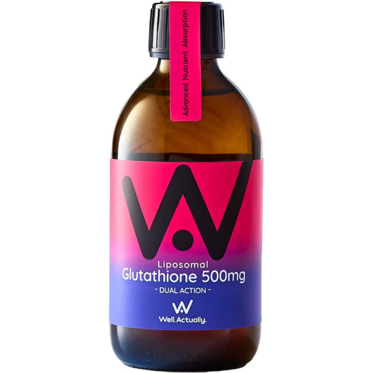Well Actually Liposomal Glutathione Liquid - 500mg - Cherry Flavour 300ml