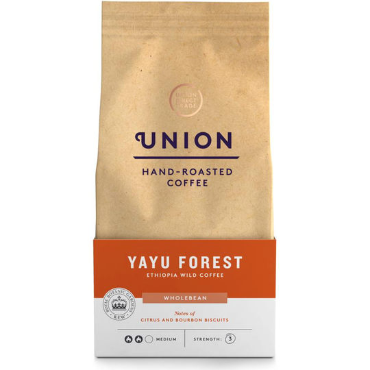 UNION HAND-ROASTED COFFEE YAYU WILD FOREST ETHIOPIA WHOLEBEAN 200G