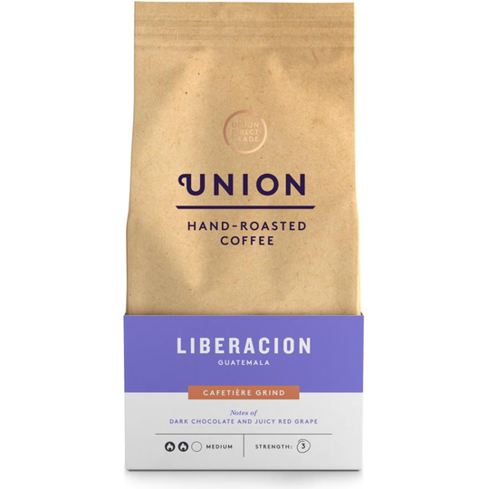 UNION HAND-ROASTED COFFEE LIBERACION GUATEMALA CAFETIERE GRIND 200G