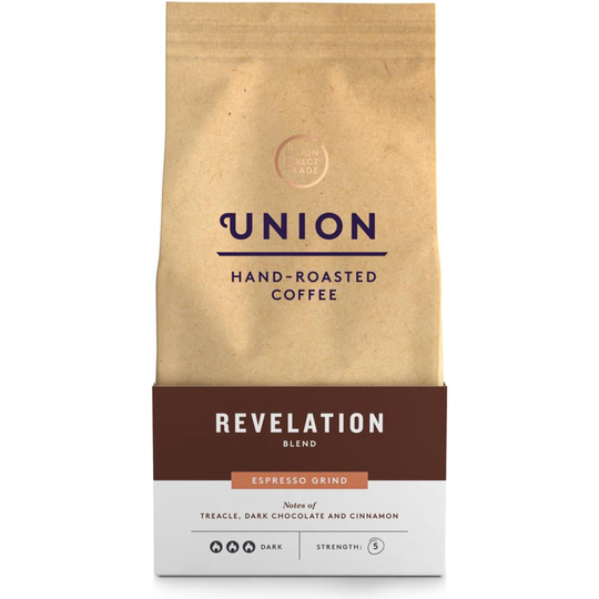 UNION HAND-ROASTED COFFEE REVELATION SIGNATURE ESPRESSO - ESPRESSO GRIND 200G