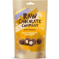 The Raw Chocolate Company Salty Chocolate Hazelnuts 110g