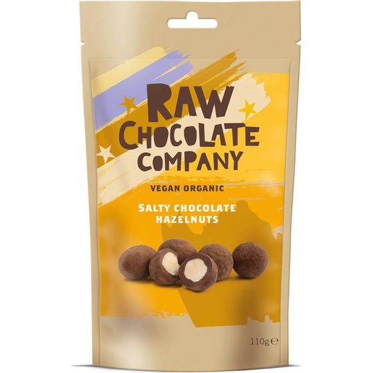 The Raw Chocolate Company Salty Chocolate Hazelnuts 110g