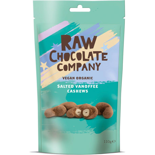 The Raw Chocolate Company Salted Vanoffee Cashews 110g