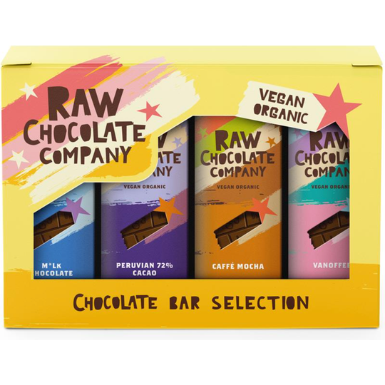 The Raw Chocolate Company Chocolate Bar Selection Box