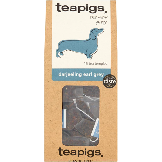Teapigs Darjeeling Earl Grey Tea 15 Biodegradable Tea Temples