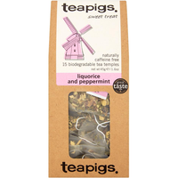 Teapigs Liquorice and Peppermint Tea 15 Biodegradable Tea Temples