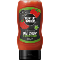 Hunter & Gather Unsweetened Tomato Ketchup Squeezy 350g