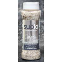 SUOLO REDUCED SODIUM SALT & BLACK PEPPER 172G