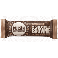 Pulsin Peanut Choc Chip Brownie (18x35g)