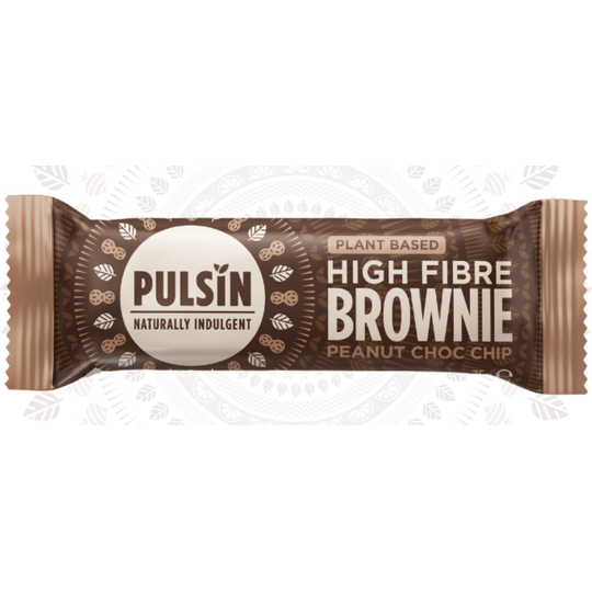 Pulsin Peanut Choc Chip Brownie (18x35g)