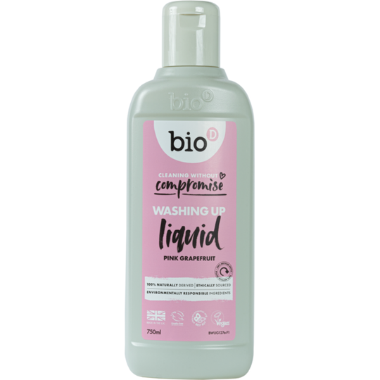 Bio-D PINK GRAPEFRUIT WASHING UP LIQUID 750ML