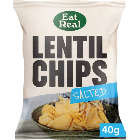 Eat Real Lentil Sea Salt Chips 40g