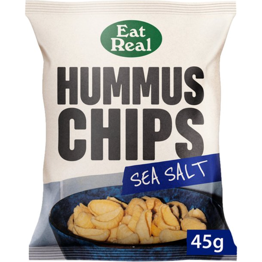 Eat Real Hummus Sea Salt Chips 45g