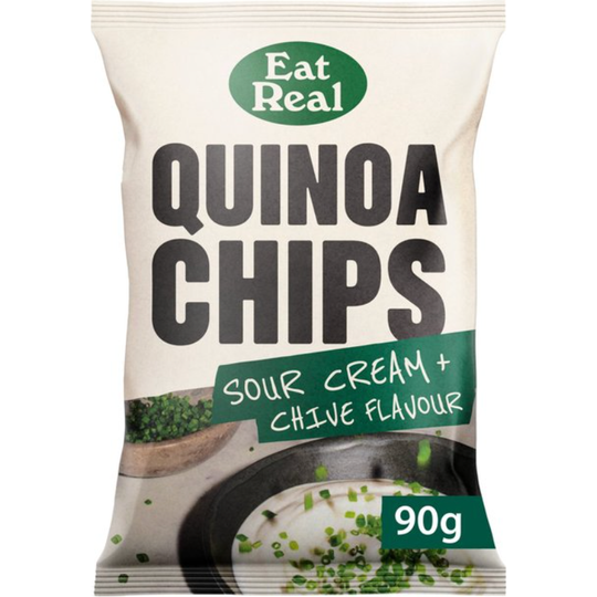 Eat Real Quinoa Chips Sour Cream & Chive Sharing 90g