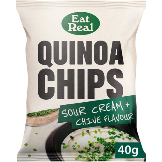 Eat Real Quinoa Sour Cream & Chive Chips 40g