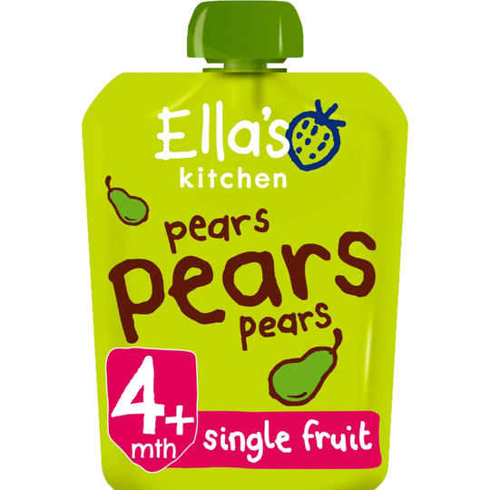 Ella's Kitchen Organic pears puree baby pouch 4+ months 70g