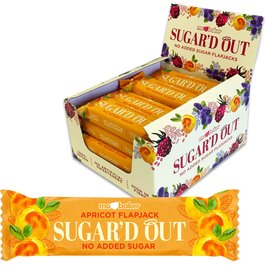 Ma Baker Apricot Low-Sugar 16 Flapjacks