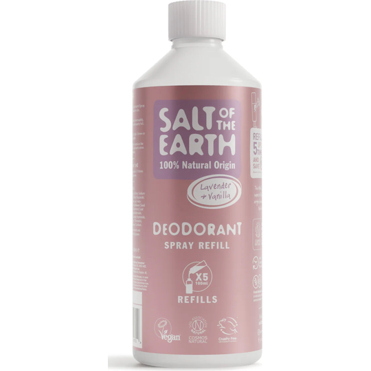 Salt Of The Earth Lavender & Vanilla Spray Refill 500ML