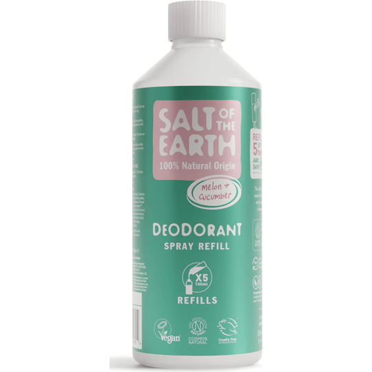 Salt Of The Earth Melon & Cucumber Spray Refill 500ML