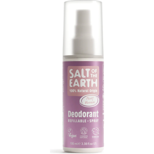 Salt Of The Earth Peony Blossom Natural Deodorant Spray 100ML