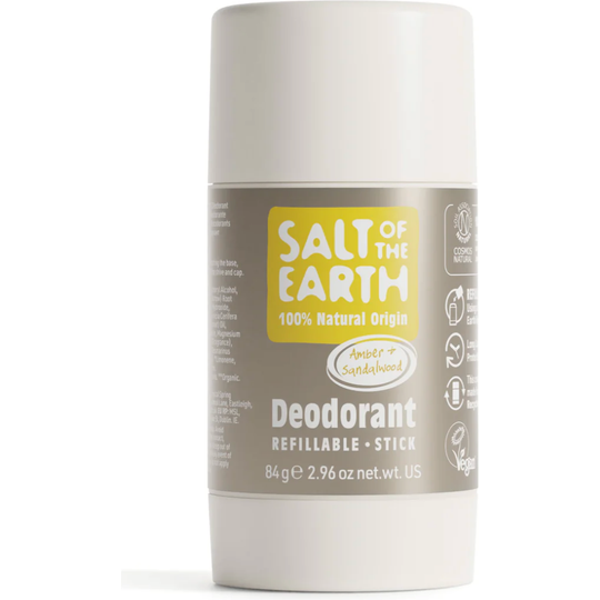 Salt Of The Earth Amber & Sandalwood Natural Deodorant Stick