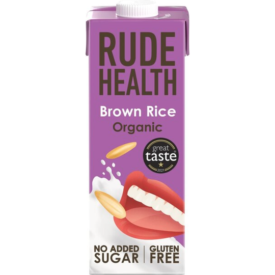 Rude Health Organic Brown Rice Drink Longlife 1L