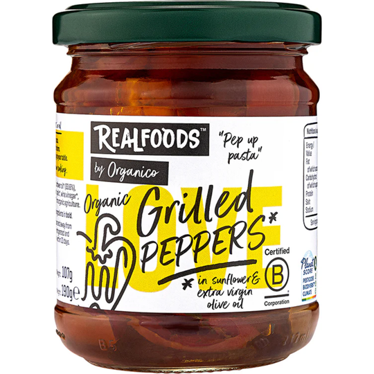 Organico Organic Grilled Peppers 190g