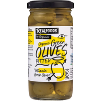 Organico Organic Green Pitted Olives 230g
