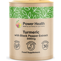 Power Health Turmeric 500mg With Black Pepper 30 Capsules