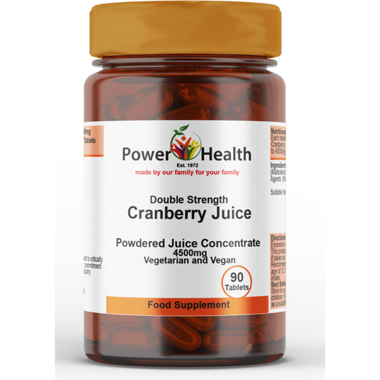 Power Health CRANBERRY JUICE DOUBLE STRENGTH 4500MG 90 Tablets