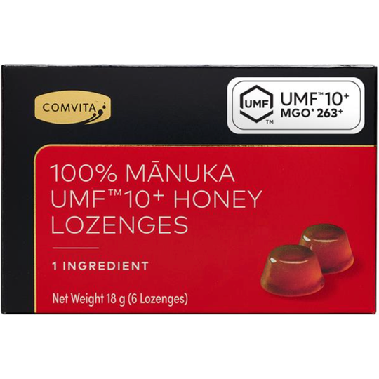 Comvita 100% Mānuka Honey Lozenges (UMF 10+) 6 Lozenges