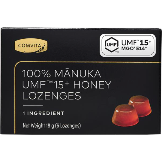Comvita 100% Mānuka Honey Lozenges (UMF 15+) 6 Lozenges