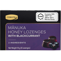 Comvita Manuka Honey Lozenges With Blackcurrant (UMF 10+) 6 Lozenges
