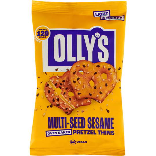 Olly's Multi-Seed Sesame Pretzel Thins 10 x 35g