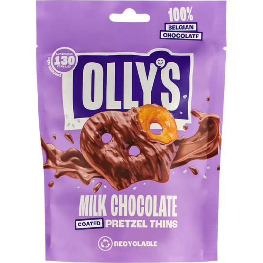 Olly's Milk Chocolate Pretzel Thins 90g
