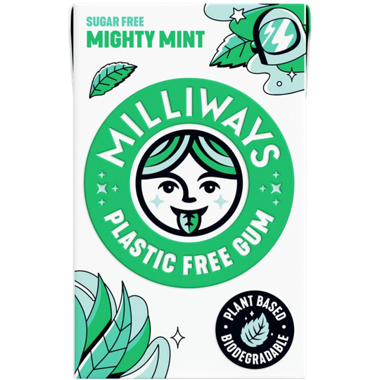 Milliways Mighty Mint Chewing Gum 19g