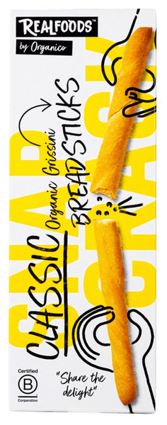 Realfoods by Organico Organic Classic Breadsticks 120g
