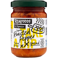 Realfoods by Organico Organic Roasted Red Pepper Spread 140g