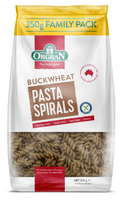 Orgran Buckwheat Spirals Pasta 350g
