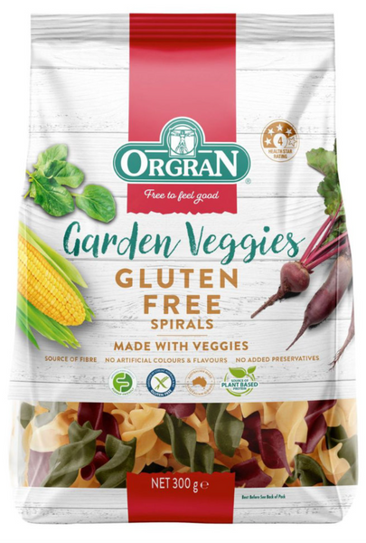 Orgran Garden Veggies Spirals 350g