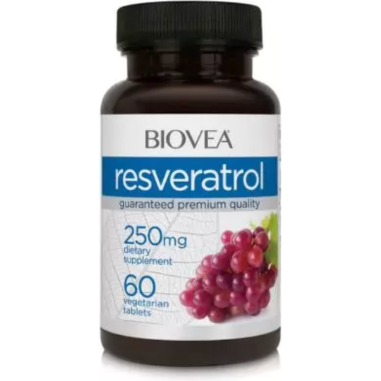 Biovea Resveratrol 250mg 60 Vegetarian Tablets
