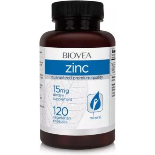 Biovea Zinc 15mg 120 Vegetarian Capsules