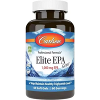 Carlson Labs Elite EPA Gems 1,000mg 60 Softgels