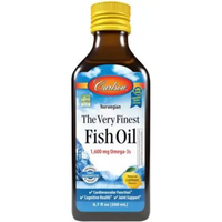 Carlson Labs The Very Finest Fish Oil 1,600mg 6.7oz (200ml) Lemon Flavour