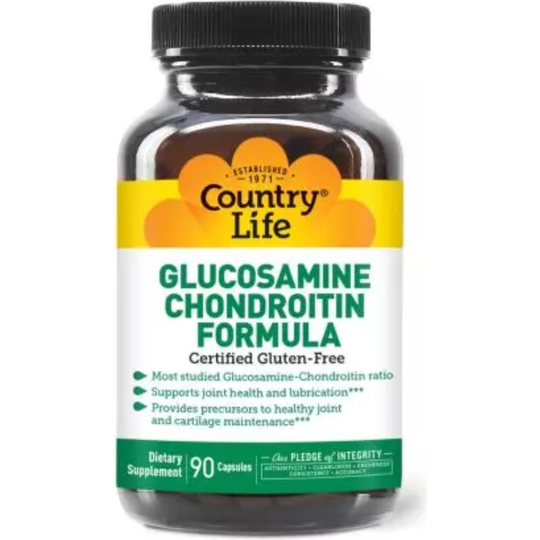 Country Life Glucosamine Chondroitin Formula 90 Capsules