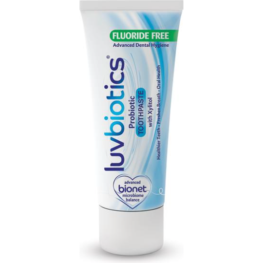 Luvbiotics Fluoride Free Original Toothpaste with Probiotics & Xylitol 75ML