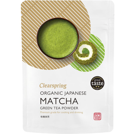 Clearspring Organic Japanese Matcha Green Tea Powder - Premium Grade 100g