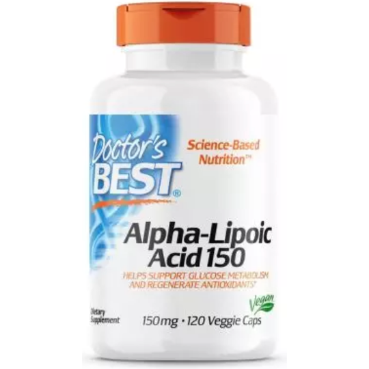 Doctor's Best Alpha-Lipoic Acid 150 mg 120 Veggie Capsules