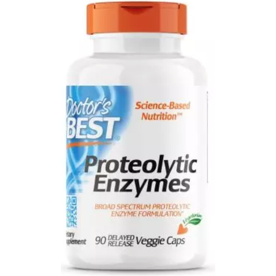 Doctor's Best Proteolytic Enzymes 90 Delayed Release Veggie Capsules
